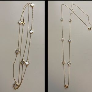 Mother Pearl Gold Necklace
